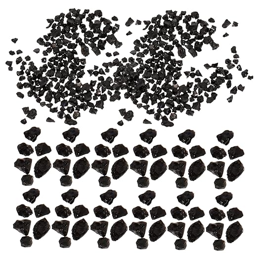 1bag Microlandscape Decorative Stones for Sand Table and Railway Layouts Natural Basing Stone for Fish Tank Bag Rock Pebbles for Scenery and DIY Projects
