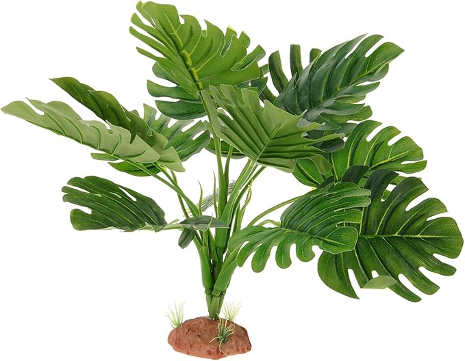 Happyyami Artificial Aquarium Plants High Simulation Fake Aquatic Plant for Tank Decoration Fade-Resistant Lightweight Safe for Fish Lively Atmosphere Look