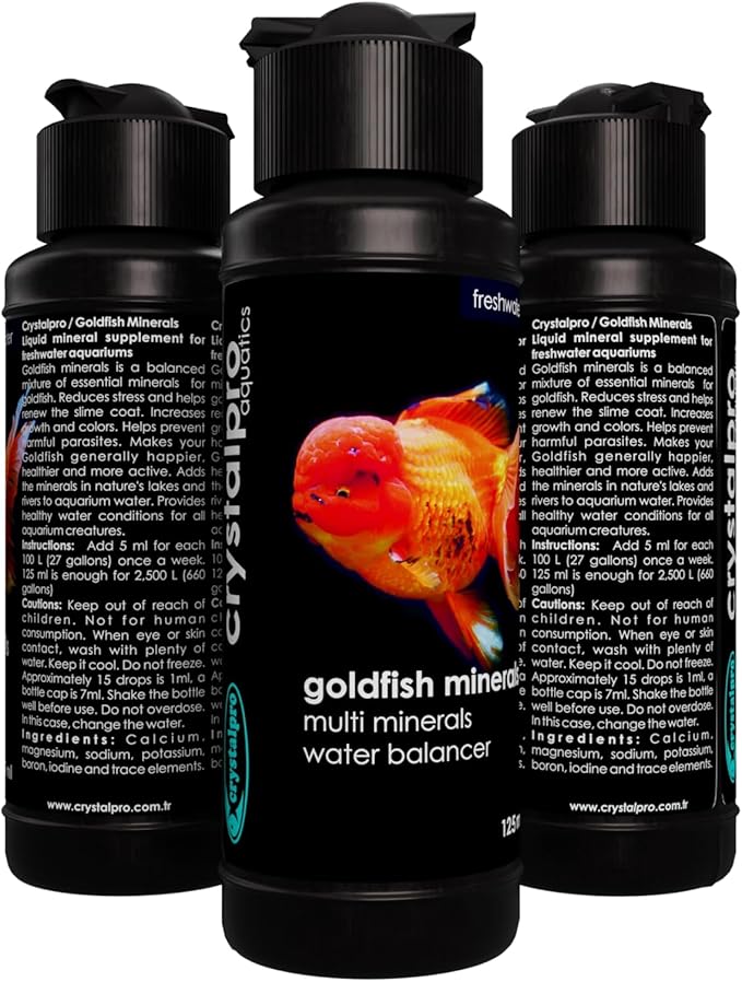Goldfish Aquarium Complete Care Bundle - Goldfish Minerals - Conditioner - Clarifier