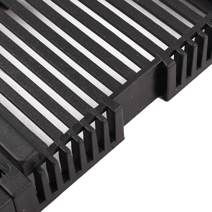 XMHF Aquarium Fish Tank Undergravel Plastic Filter Board Air Tube 28pcs Black