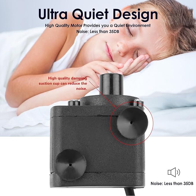 Mini DC 12V Brushless Submersible 350L/H JT-180A-12 Brushless Motor for Fish Water Cooling