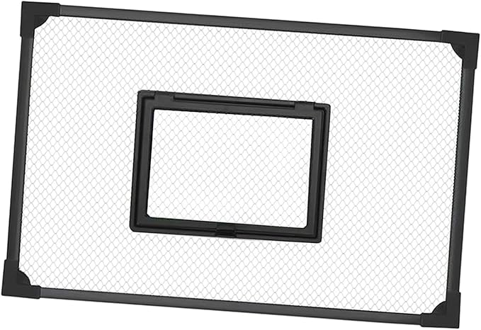 Aquarium Cover Made of 5 Mm Thick Mesh, Versatile, Wear-Resistant Accessory with Feeding Window, 50cmx30cm