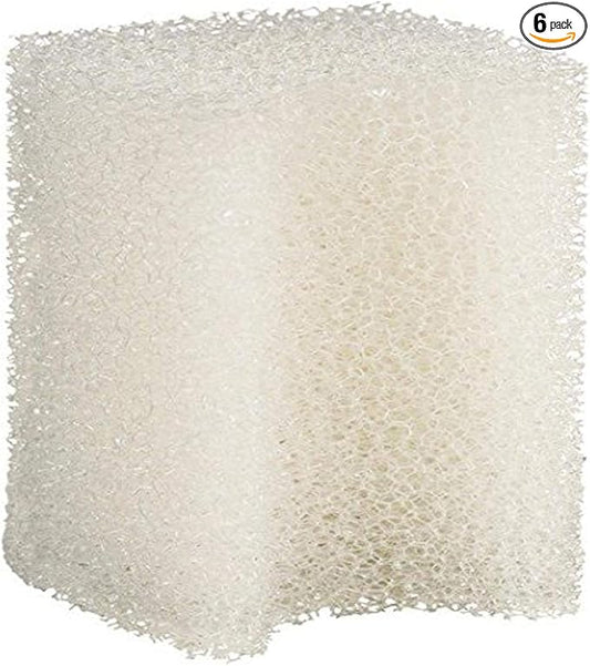 Fluval U1 Bio-Foam Pad, Replacement Underwater Aquarium Filter Media, A485,Black (Pack of 6)