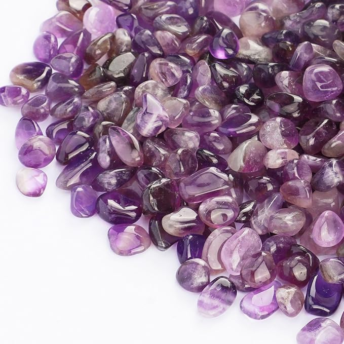 gemshan 2lb Fluorite Crystal & 2lb Amethyts Chips