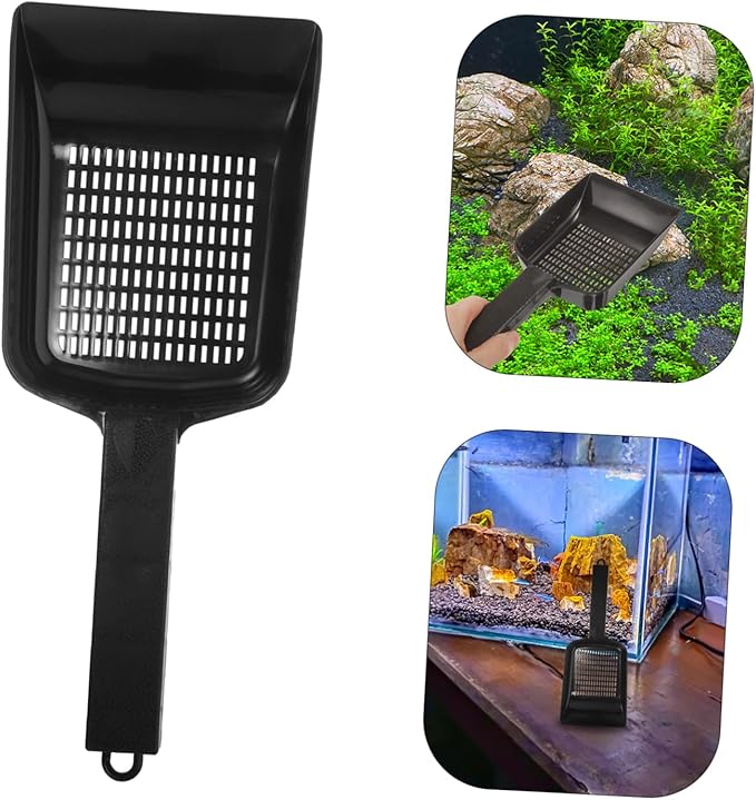 balacoo Aquarium Gravel Sand Shovel Cleaning Tool for Fish Tank Maintenance Efficient Sediment Removal Strainer Design for Easy Cleaning