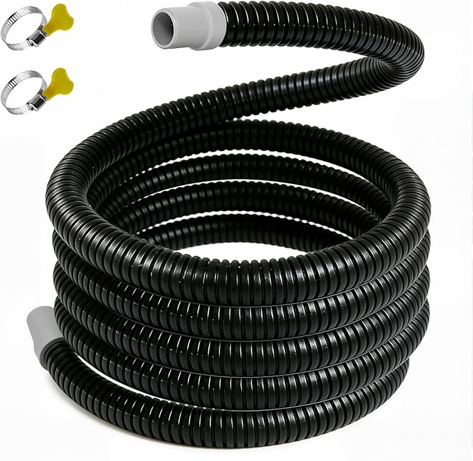 9.8Ft Ribbed Hose Fits Fluval Canister Filter 106 107 206 207 304 305 306 307 404 405 406 407, A20015 16.5MM Fish Tank Filter Tubing, Aquarium Canister Filter Hose