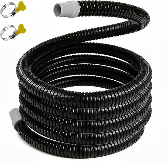 9.8Ft Ribbed Hose Fits Fluval Canister Filter 106 107 206 207 304 305 306 307 404 405 406 407, A20015 16.5MM Fish Tank Filter Tubing, Aquarium Canister Filter Hose