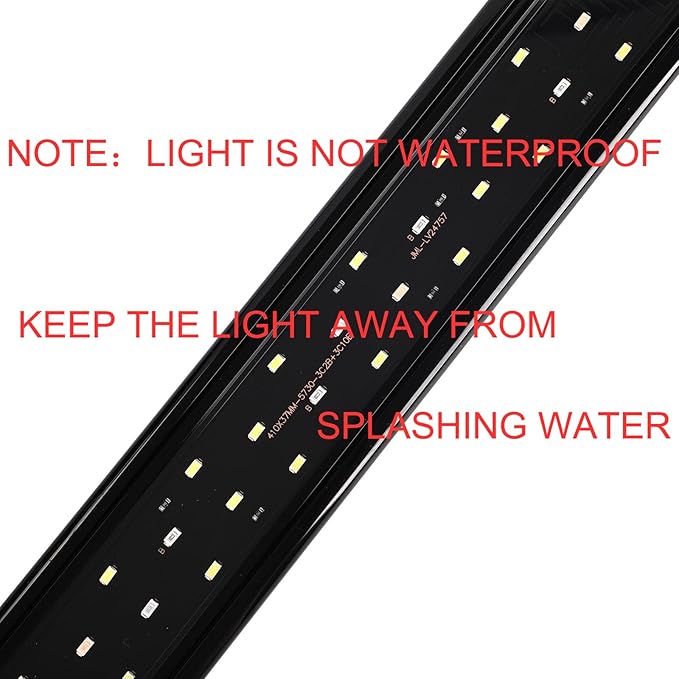 AQUANEAT LED Aquarium Light for 36 to 44 Inch Fish Tank, Auto On Off with Timer, Full Spectrum,Adjustable Brightness, Daylight Moonlight Mode, for Fresh Water Low-to-Mid Light Plants
