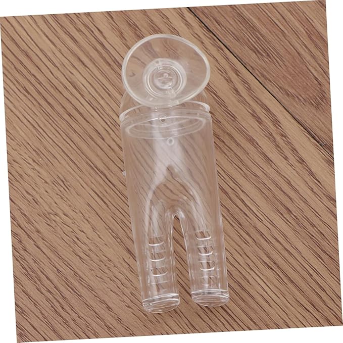 Plastic Fish Feeder with Cover for Shrimp Eggs Aquarium Automatic Feeder Easy to Use Fish Food Pants Shape