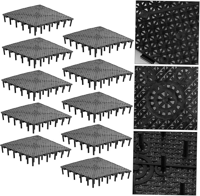 BESPORTBLE 3sets Aquarium Bottom Sturdy PVC Fish Tank Bottom Plate Separator Easy Installation 10pcs*3