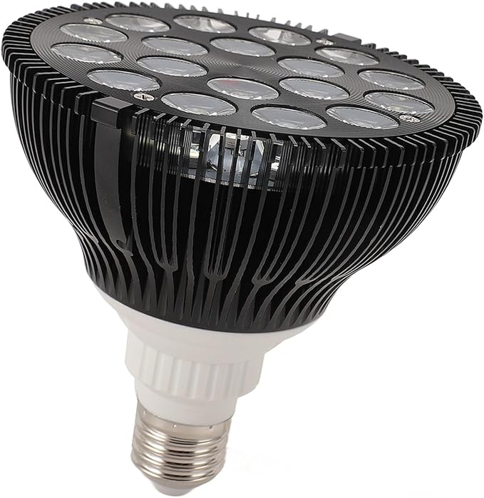 LED Aquarium Lights Bulb, 18W Saltwater Aquarium Light, Aquarium Plant Lights Fish Tank Bulb with 6 Band Full Spectrum, Fish Tank Light for Fresh Water Light Multi Color,