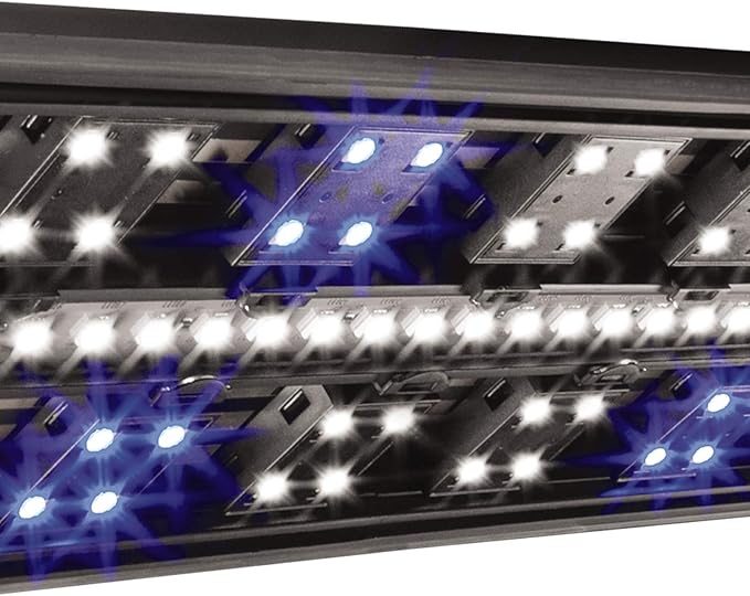 Marineland Fully Adjustable Advanced LED Light for 40 Gallon Aquariums, Customizable Lighting