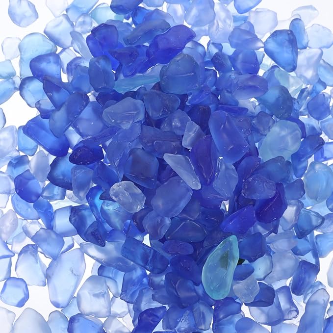 Abaodam 1 Set Aquarium Gravel Fairy Garden Rocks Aquarium Stone Decor Pebbles Fish Tank Rock Sand Fish Tank Gravel Stones Freshwater Glass Sand Container Supplies