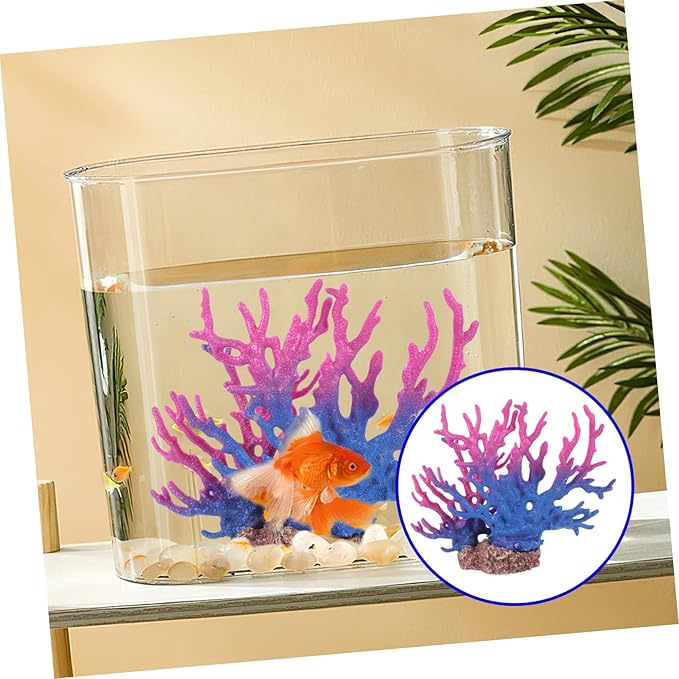 Resin Coral Aquarium Decor Artificial Fish Tank for Aquariums Aquatic Landscape Non- Resin