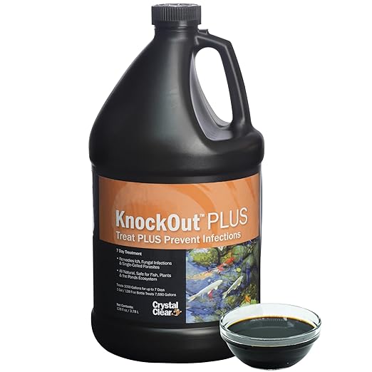 CrystalClear Knockout Plus All Natural Fish Treatment - 1 Gallon