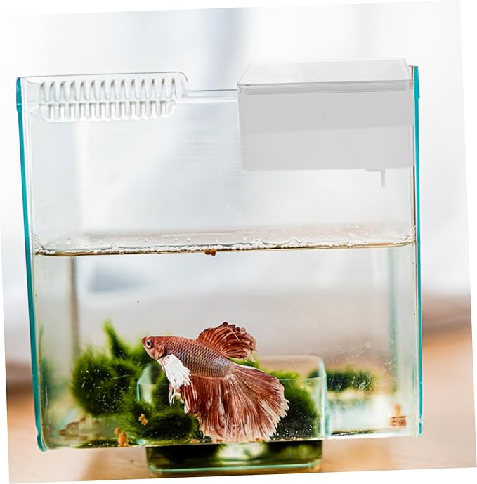 UPKOCH 1 Set Automatic Fish Food Dispenser Small Aquarium Feeder for Granules Flakes Powders Capacity Durable Design for Desktop Fish Tanks