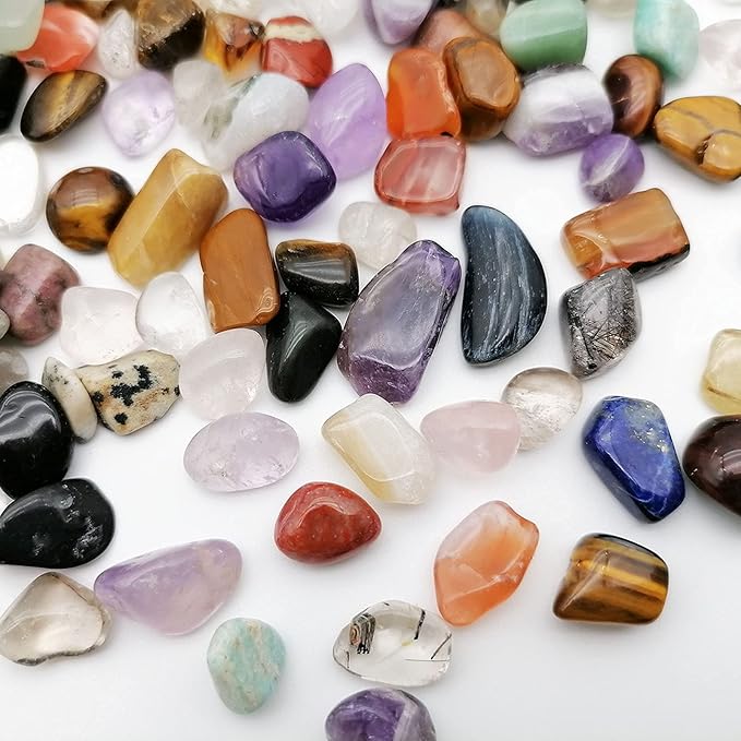 335g Assorted Stone Quartz Crystals Rocks Crushed Crystal Quartz Tumbled Rocks and Crystals