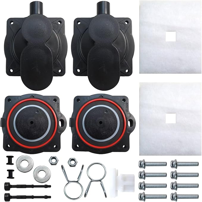 Updated for HP60/80 Air Pump Rebuild Complete Kit for Hiblow HP 80 HP 60 Aerators HP-80-0110, with White Switch