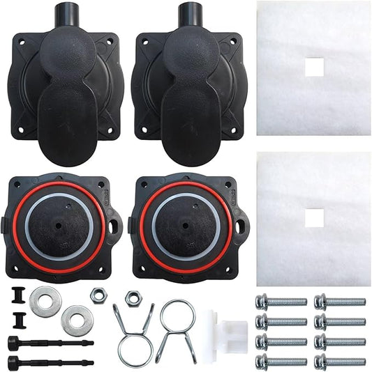 Updated for HP60/80 Air Pump Rebuild Complete Kit for Hiblow HP 80 HP 60 Aerators HP-80-0110, with White Switch
