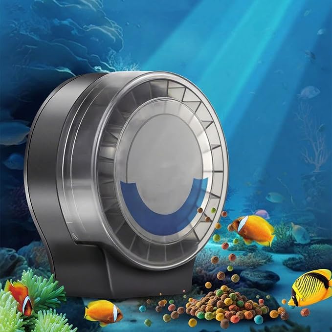 Automatic Fish Feeder for Aquarium Dispenser Fishtank Timing Feed Large Capacity