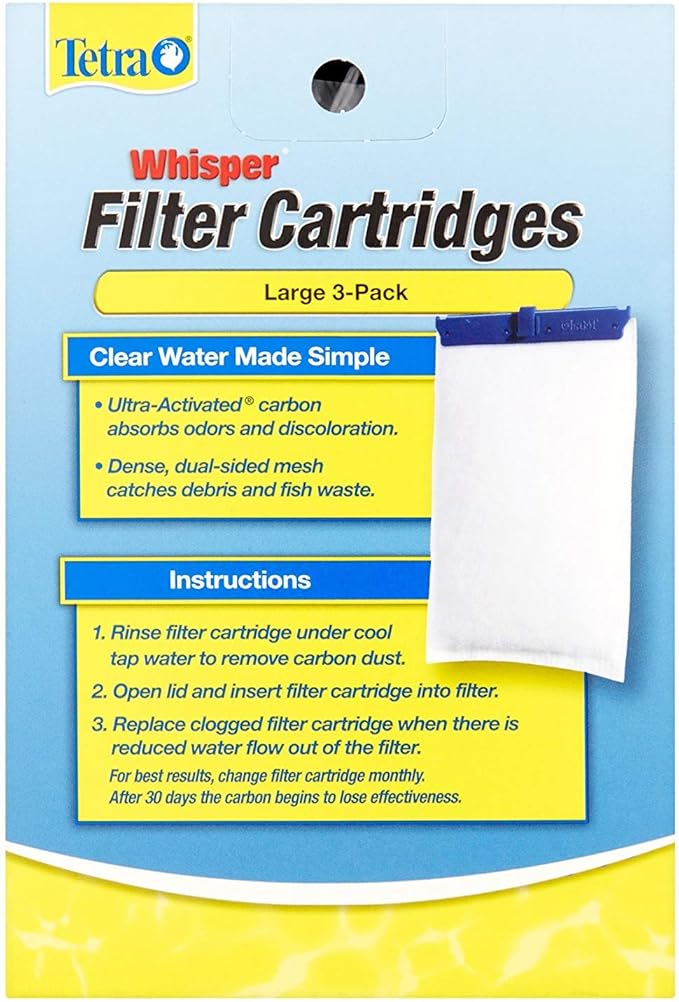 Tetra Whisper Large Aquarium Filter Cartridge 3pk