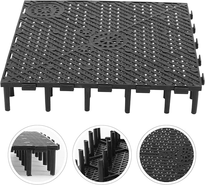 TEHAUX 20pcs Aquarium Undergravel, Undergravel Filter Aquarium Divider Tank Fish Tank Bottom Plate PVC Splicing Clapboard Bottom Fish Divider Stand for DIY Filtration in Aquascaping