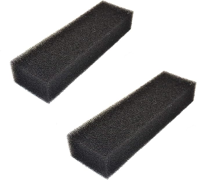 HQRP 2-Pack Mechanical Foam Aquarium Filter Compatible with Coralife Biocube 29, BioCube 14, Biocube 32 Sump Modification