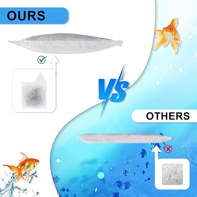 14 Pack XS Replacement Filter Cartridge for Tetra Whisper Extra Small Fish Tanks Filters, Extra Small Filter Cartridges Replacement for Aquarium Filter to 3 Gallons