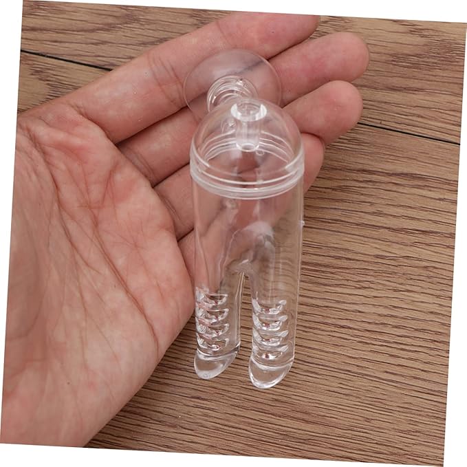 NOLITOY 3pcs Automatic Shrimp Feeder with Cover Transparent Feeding Cup for Fish Tank Easy Installation with Cup Design for Aquariums and Fish Tanks