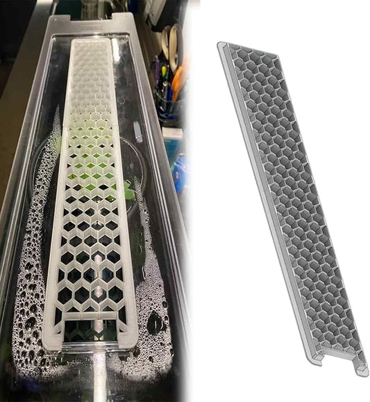 Slot Cover for Fluval Spec 5 Gallon Fish Tank - Black - Fish/Pet Proof - Screen Compatible