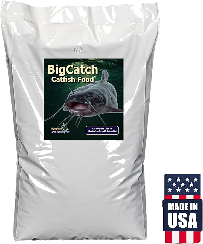 Natural Waterscapes BigCatch Catfish Food | Floating Fish Food 20 lb Bag