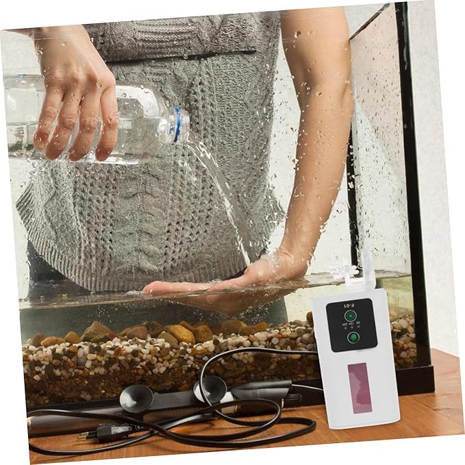 LIOOBO Automatic Fish Feeder for Aquarium and Turtle with Intelligent Timer Fish Tank Feeding Tool for Vacation and Daily Use Aquarium Supplies Battery Not Included