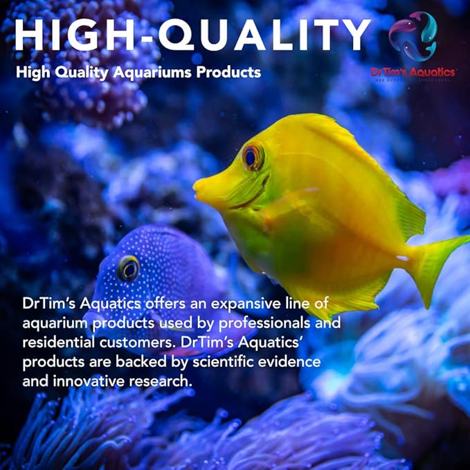 DrTim’s Aquatics AquaCleanse for Freshwater Aquariums – 8 oz – Tap Water Conditioner – Prepares Water for Fish Tanks, Supports Visual Clarity & Stable, Balanced Parameters