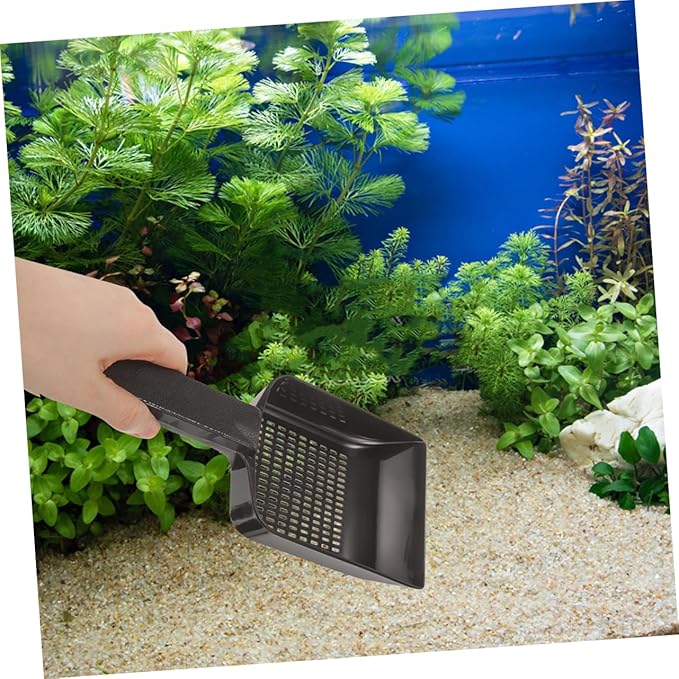 Hemobllo 2pcs Aquarium Sand Cleaning Shovel for Fish Tank Garden Swimming Pool Lizard Waste Scoop for Gravel Sand Cleaning