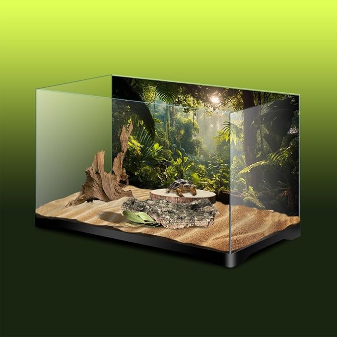 Aquarium Background, Ocean Fish Tank Background, Terrarium Background Cloth, Vinyl Cloth 48 x 18 inches