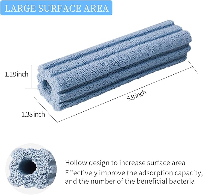 boxtech Aquarium Filter Media, Porous Nano Media Filter Media for Sump Tank, Pond, Fish Tank (30 pcs)