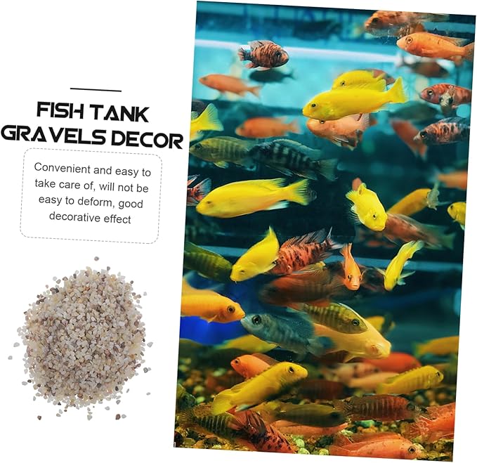1set Natural Polished Gravel for Aquariums Colorful Decorative Sand Stone Smooth Substrate for Fish Tank Landscaping Safe for Fish for Aquatic Decor