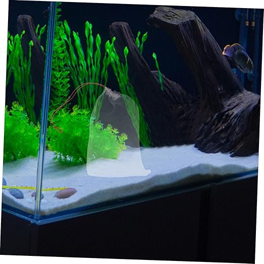 100pcs Sand Washer Filter Bag Pe Mesh Pouch for Fish Tanks Sand Washing Machine Drain Filter Easy Use Drawstring Design