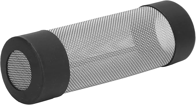 Aquarium Intake Filter Mesh Cover Fish Mesh Net Strainer Metal Pre Filter Tube Filter Accessory Stainless Steel Mesh Inflow Guard Intake Cover for Shrimp and Fish (Internal Diamete