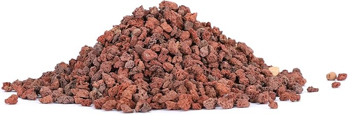 Aquarium Landscaping Gravel Volcanic Sand, Natural Porous Stone Pebbles 1L - Colorfast, Safe Water Purification, Ideal for Fish Tanks Decoration