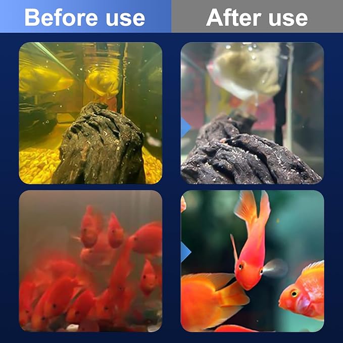 Pure Cube Water Trough Filter 2.0 Super‑Strong Filtration Aquarium Water Trough Activated Carbon Purifier Cube for Horse, Livestock, Fish Tanks & Ponds,Red,for 20 Gallons Tank