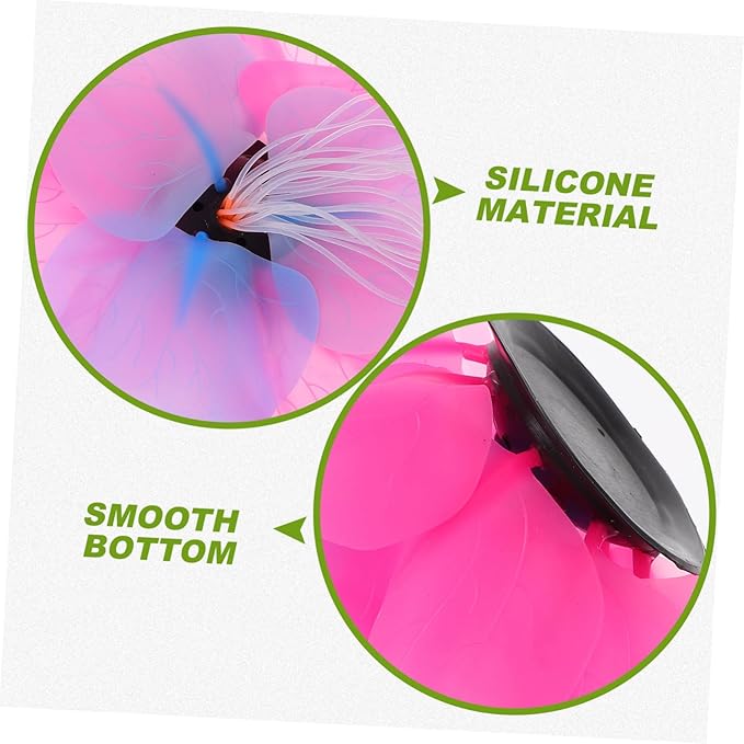BESPORTBLE Colorful Water Lily Aquarium Decoration Lifelike Floating Plant for Fish Tank Easy to Care for Compact Vibrant Adornment for Aquatic Environments for Fish