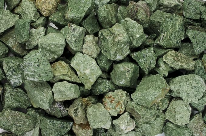 Fantasia Materials: 2 lbs Green Volcano Rough Stones from India