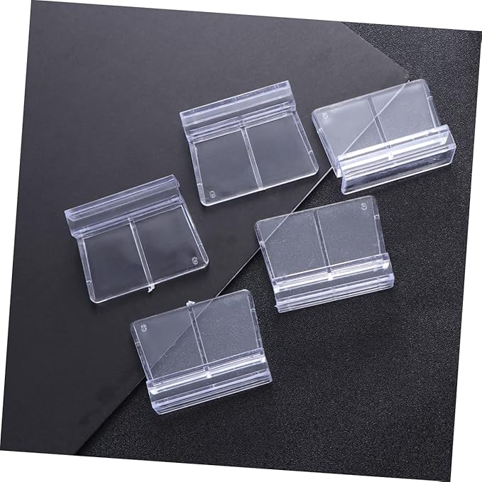BESPORTBLE 2sets Aquarium Tools Acrylic Fish Tank Cover Support Bracket Frame 6mm-12mm Practical 12pcs*2
