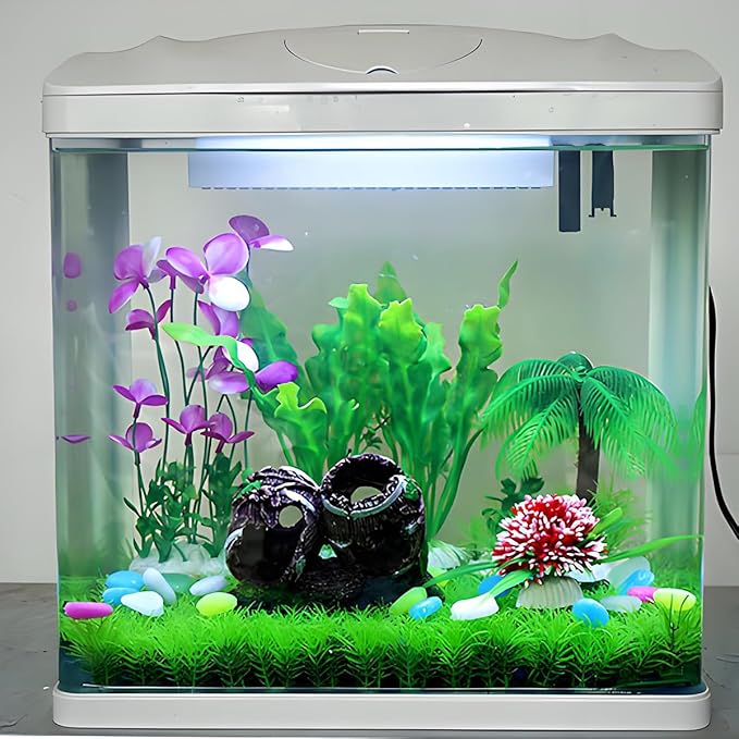 Aquarium Decorations Cave – Resin Fish Tank Ornament Barrel Hideout for Betta, Shrimp & Small Fish, Rock Cave Shelter Breeding & Hiding Decor Broken Barrel Aquarium Decoration (Broken Barrel-02)
