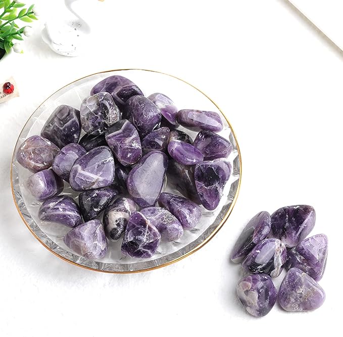 1PC Natural Crystal Amethyst Rose Quartz Gravel Irregular Polishing Minerals Specimen Stone Aquarium Home Decor,Amethyst,1pc