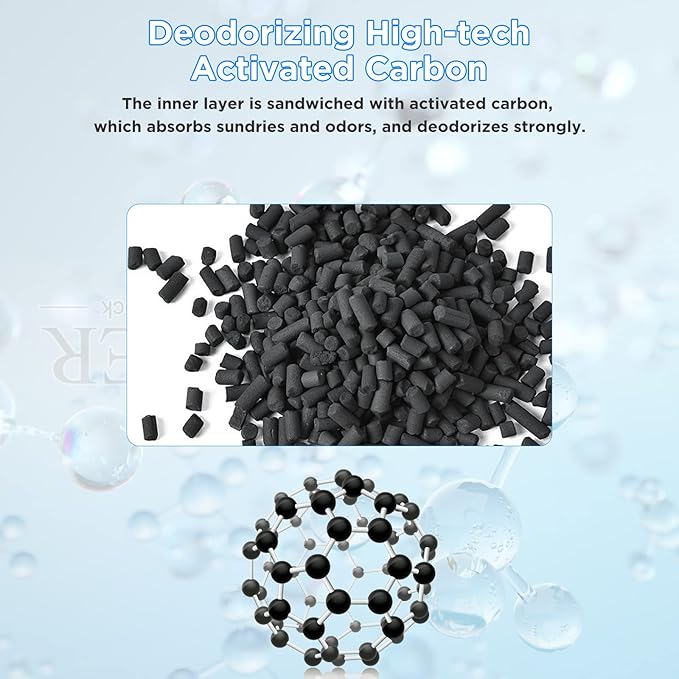 HiTauing 12 Packs PF-L Carbon Cartridges for PF20, PF30, PF40 and PF75 Power Filters