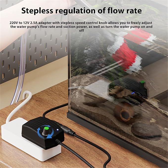Water Change Aquarium Gravels Systems for Sand Maintenance and Water Circulations Control Multifunctional Aquarium Press Type Waste Suction