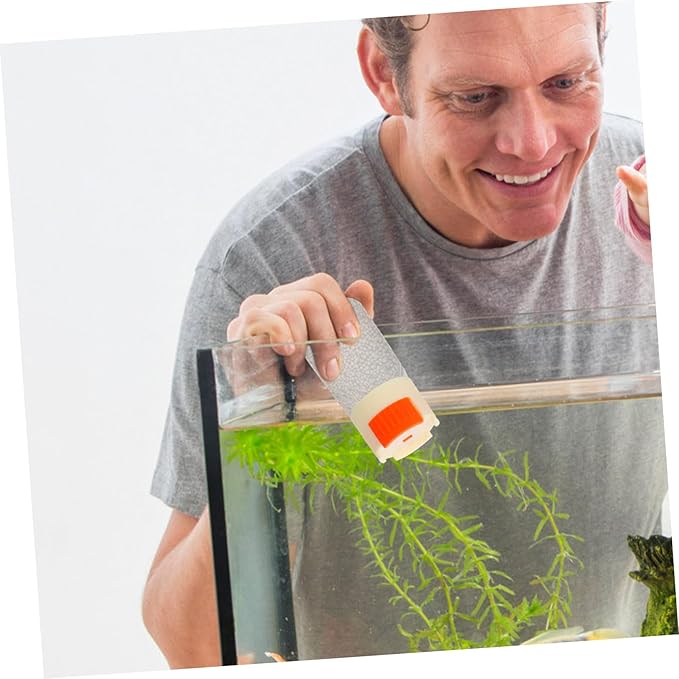 Happyyami Aquarium Feeder Bottle Fish Tank Feeder Food Dispenser Non-Automatic Freshness Maintained