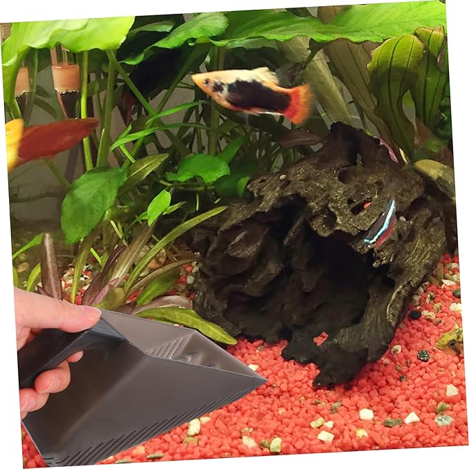 Milisten Aquarium Sand Cleaner Tools Fish Tank Strainer and Substrate Shovel Material for Easy Tank Maintenance Unique Mudbottom Plant Roots